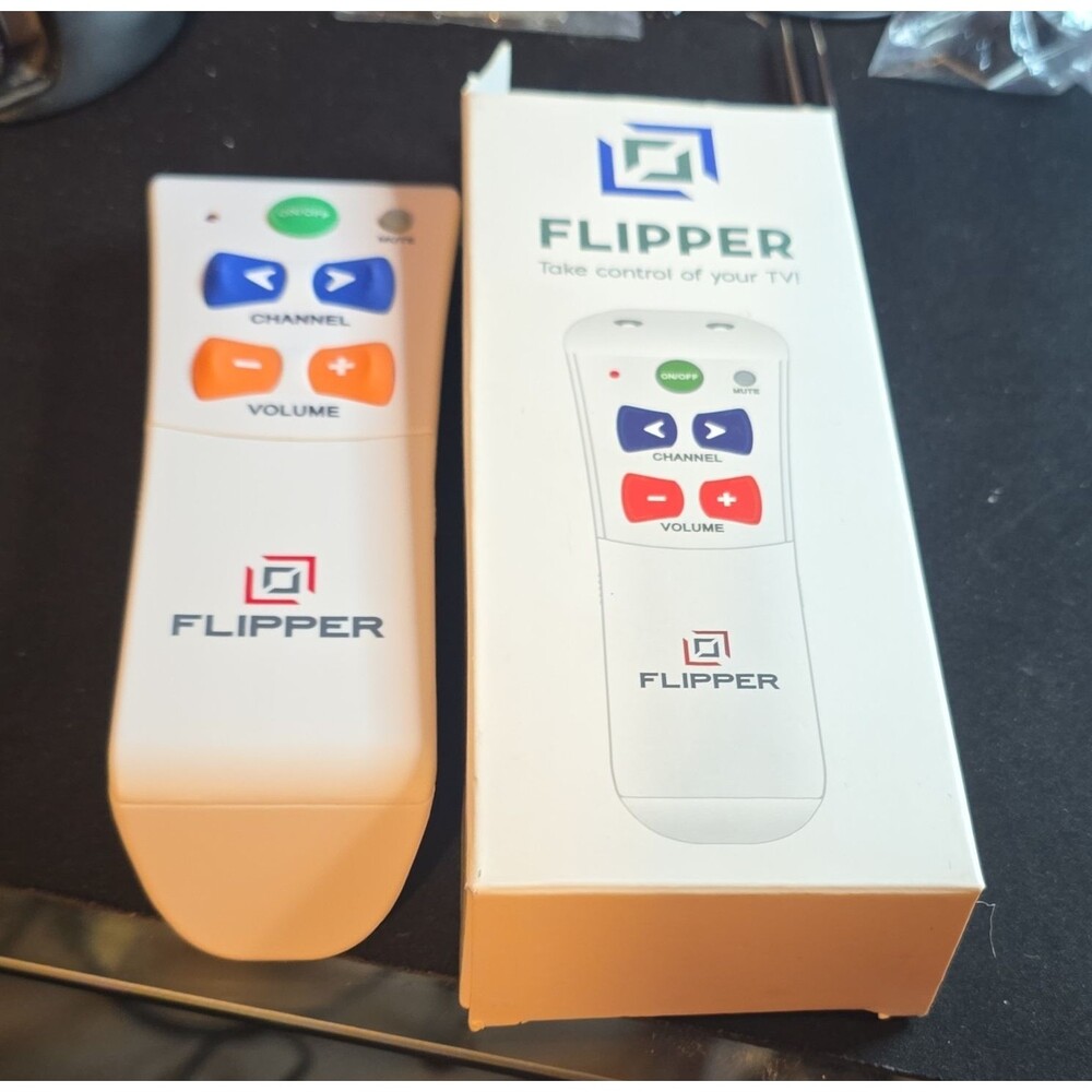 Flipper Big Button Remote Control Wireless White YR-1 Multi-Brand Multi-Model
